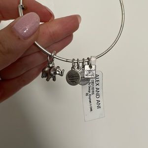 NWT Alex & Ani Elephant Bracelet